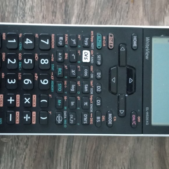 Sharp EL-W535XG WriteView Scientific Calculator , Tested & Working, Dual power - Picture 2 of 4